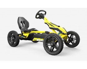 berg Rally DRT yellow 3 speed gears pedal go-kart go kart for ages 4-12 